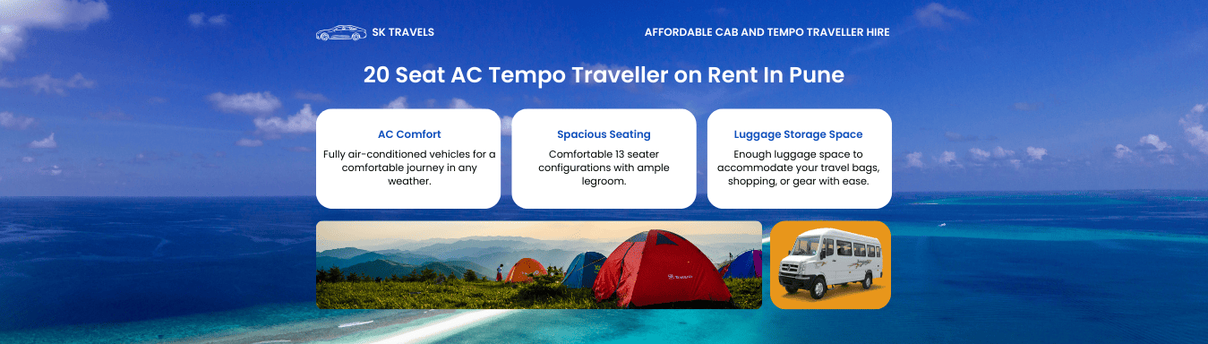 20 Seat AC Tempo Traveller on Rent In Pune